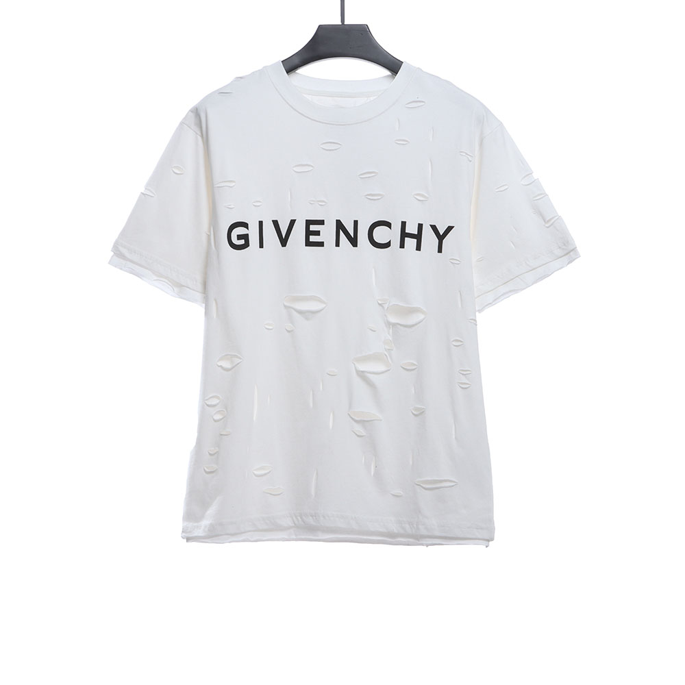 Givenchy ripped fake two piece short sleeves