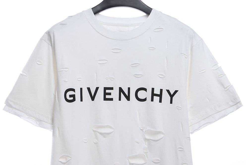 Givenchy ripped fake two piece short sleeves