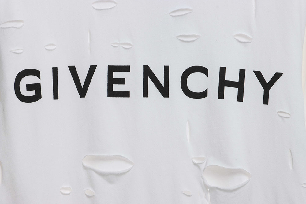 Givenchy ripped fake two piece short sleeves