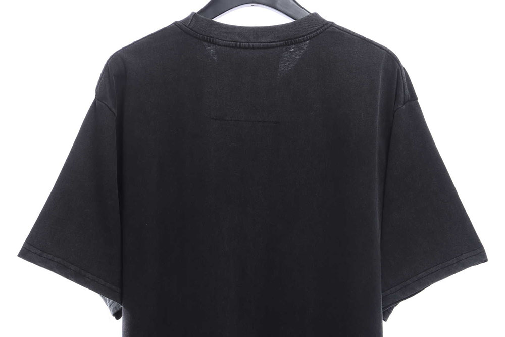 Givenchy Washed Letter Embroidered Short Sleeves