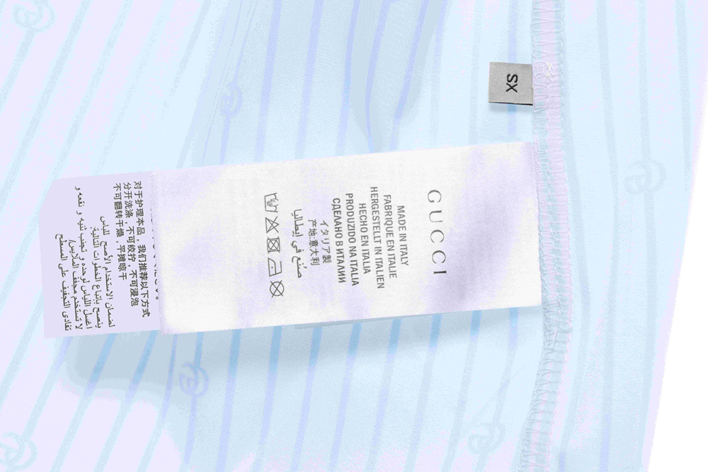 Gucci Double G Stripe Long Sleeve Shirt
