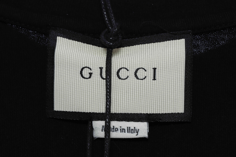 Gucci Color Block Lightning Print Short Sleeve