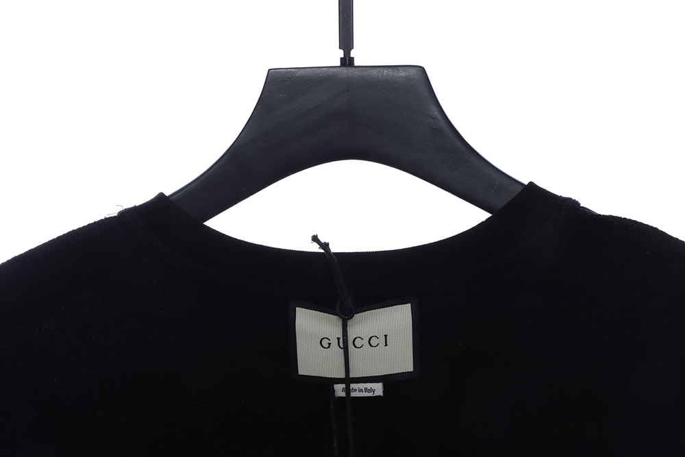 Gucci Color Block Lightning Print Short Sleeve