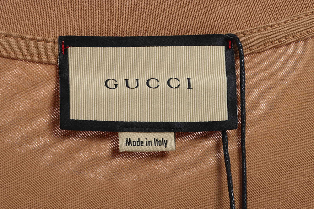 GUCCI letter geometric pattern print short sleeve TSK1