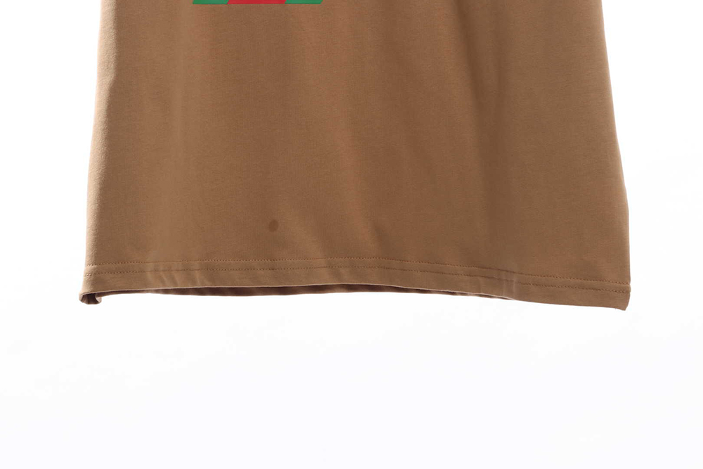 GUCCI letter geometric pattern print short sleeve TSK1