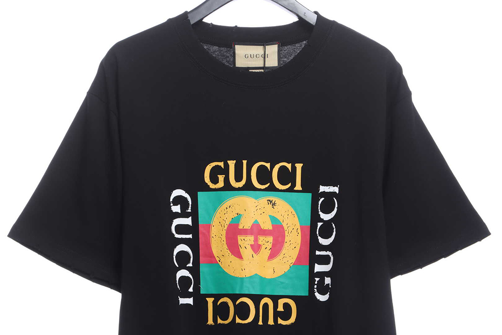 Gucci square print short sleeve TSK1