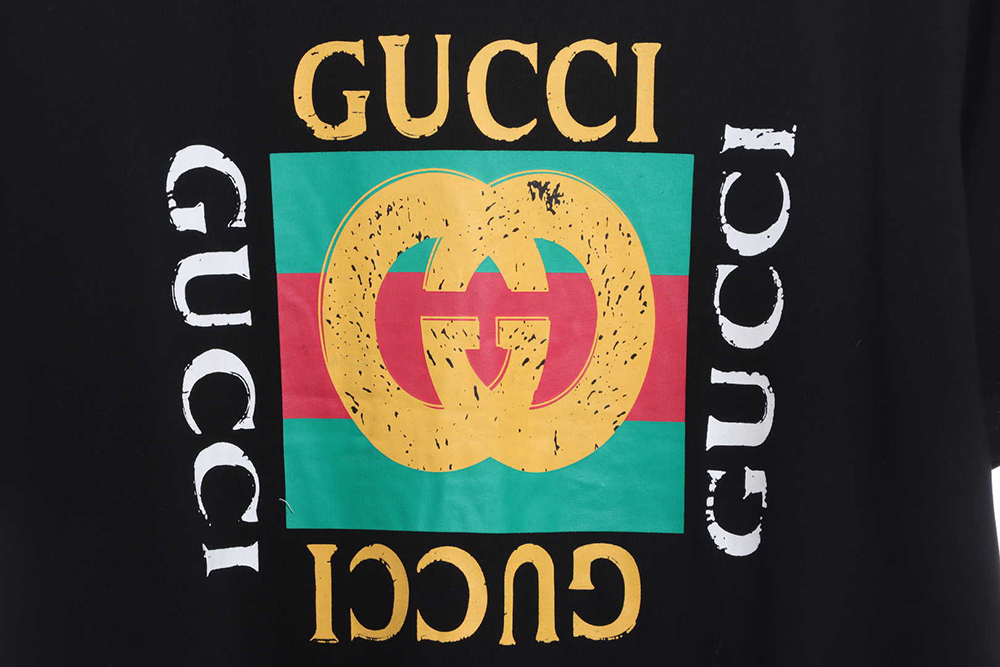 Gucci square print short sleeve TSK1
