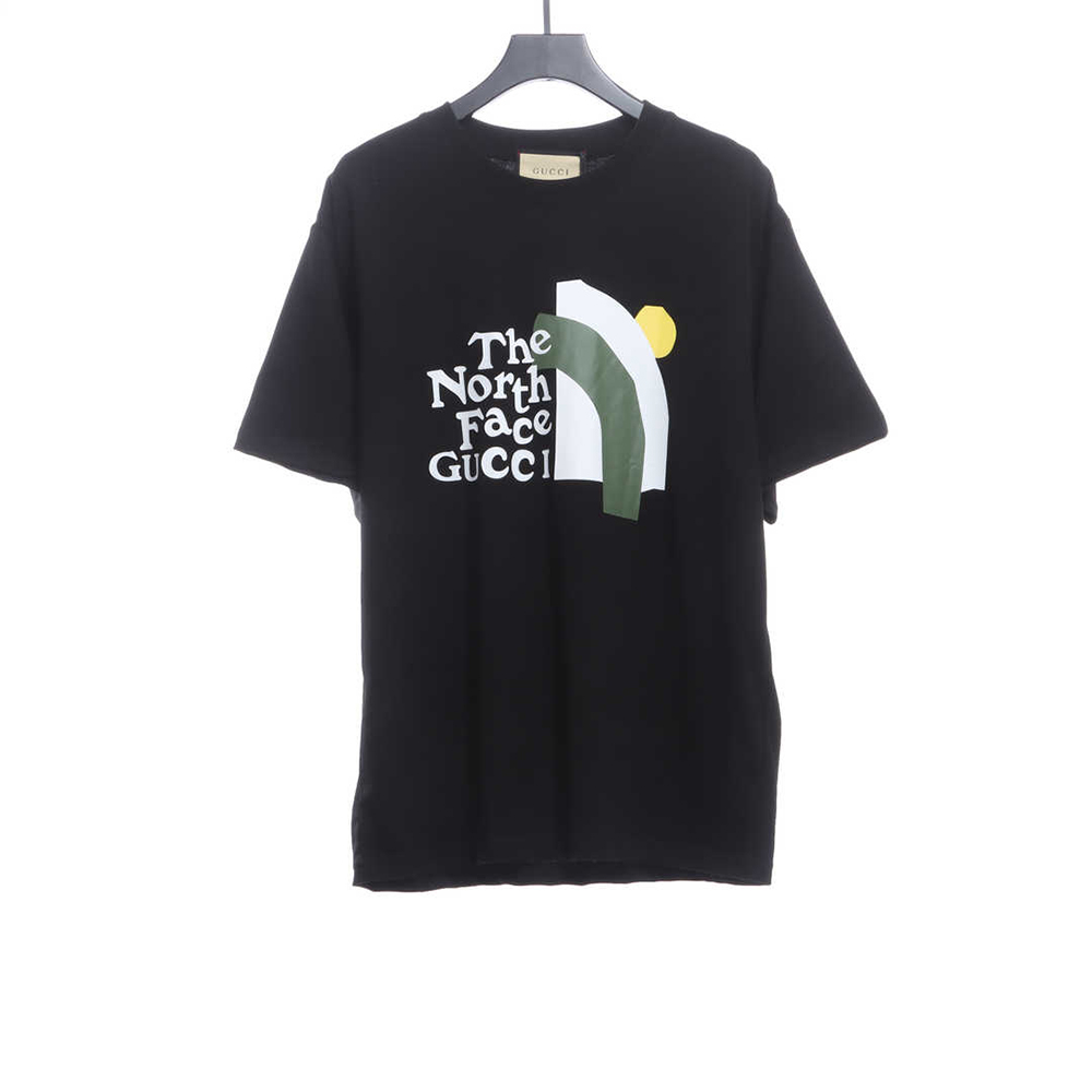 Gucci Collaboration North Face Graffiti Logo Short Sleeve TSK1