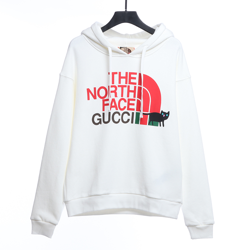 GUCCI north joint black cat hoodie TSK1