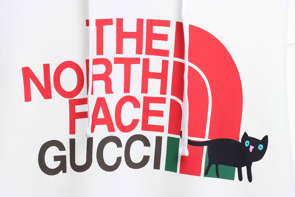 GUCCI north joint black cat hoodie TSK1