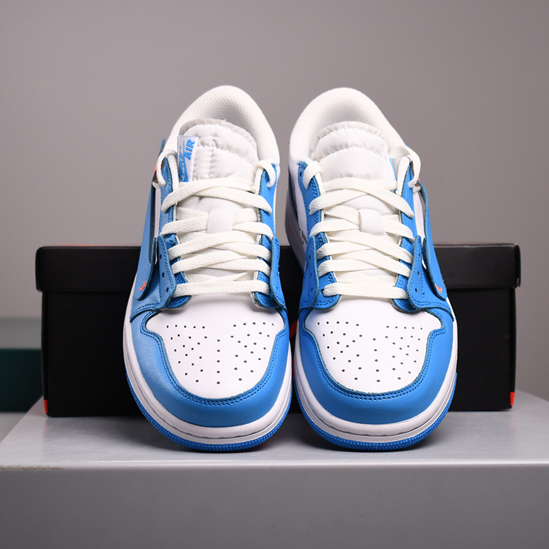 OFF-WHITE X AIR JORDAN 1 LOW ''UNC'' CUSTOM
