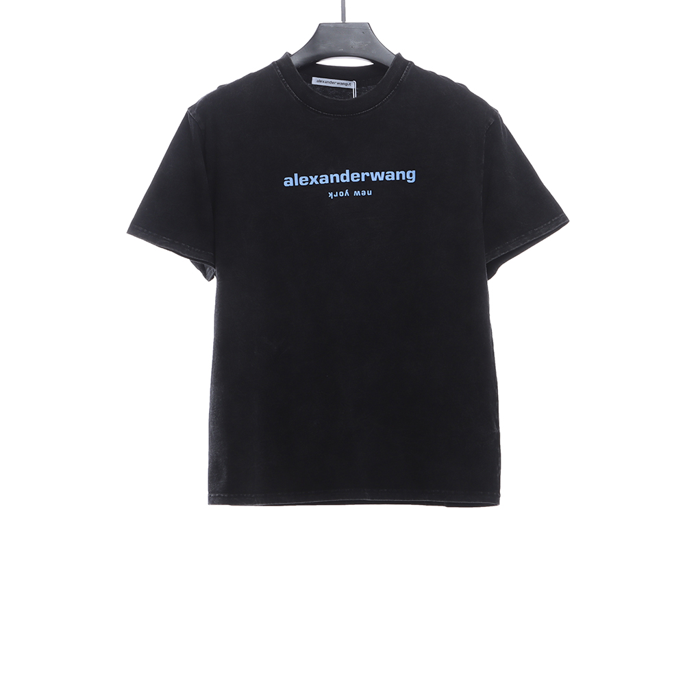 Alexander Wang Washed Small Letter Foam Short Sleeves