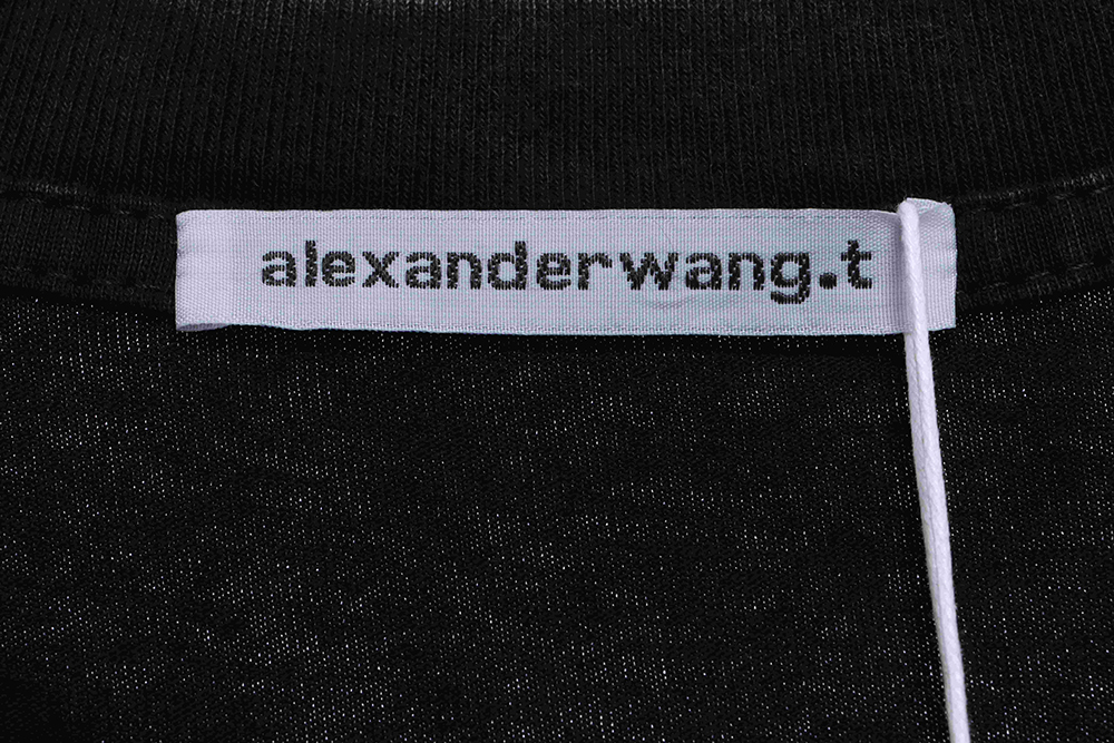 Alexander Wang Washed Small Letter Foam Short Sleeves