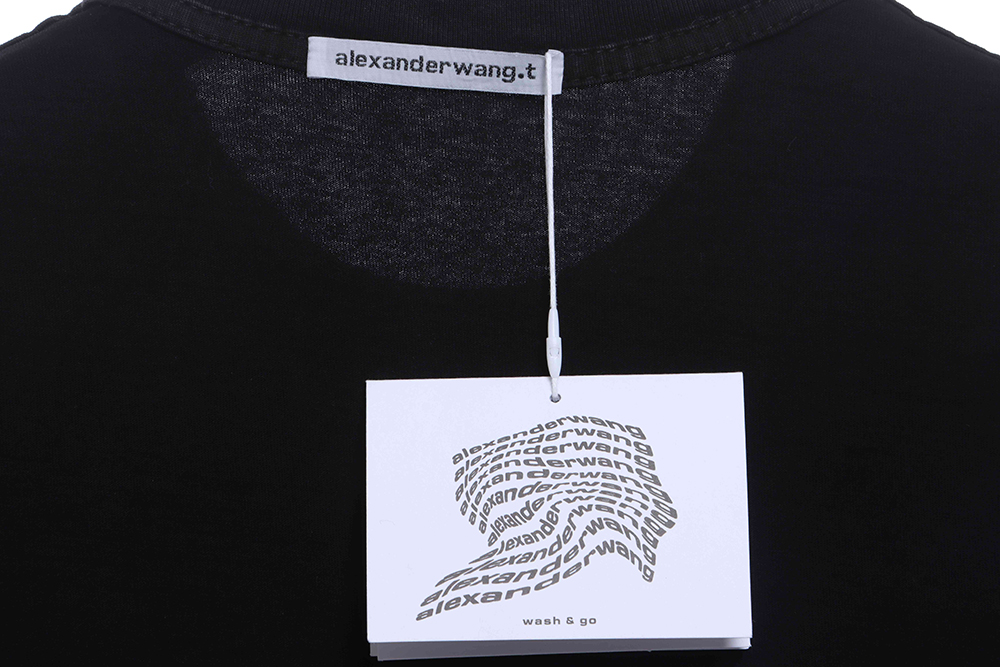 Alexander Wang Washed Small Letter Foam Short Sleeves