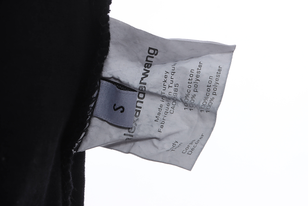 Alexander Wang Washed Small Letter Foam Short Sleeves