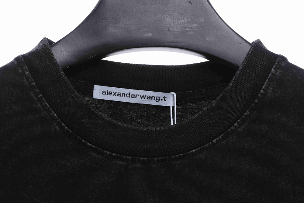 Alexander Wang Washed Small Letter Foam Short Sleeves