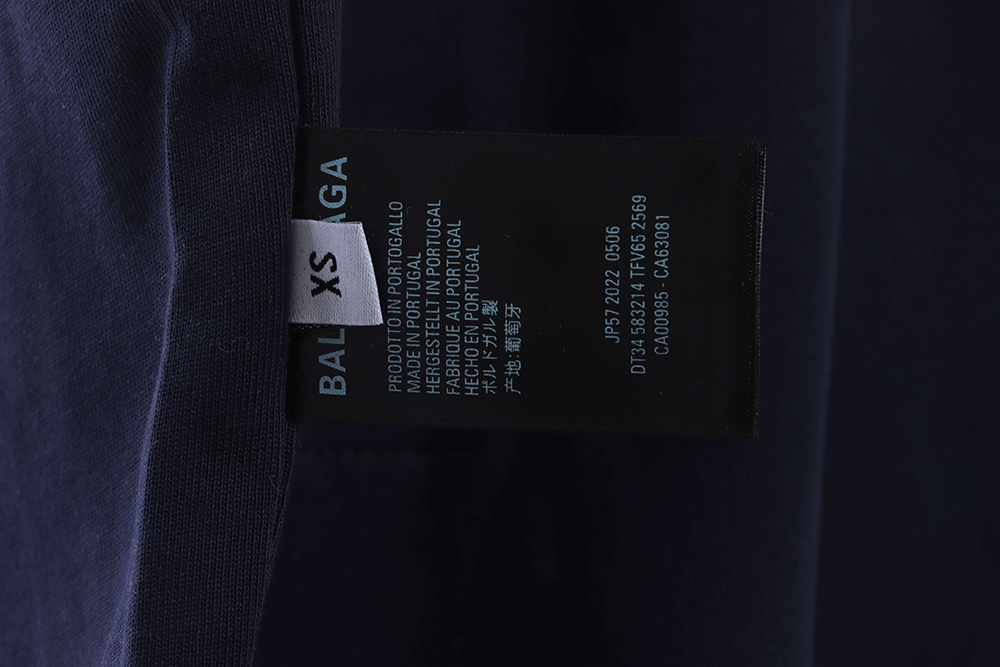 Balenciaga Joint AD Embroidered Logo Short Sleeves