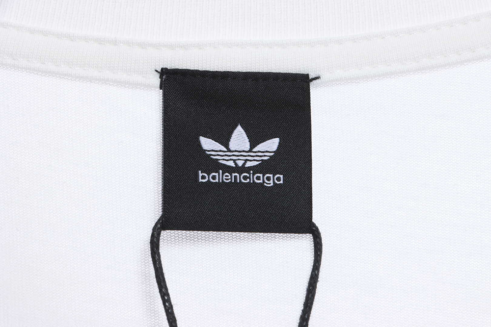 Balenciaga joint clover brand LOGO embroidery short sleeves