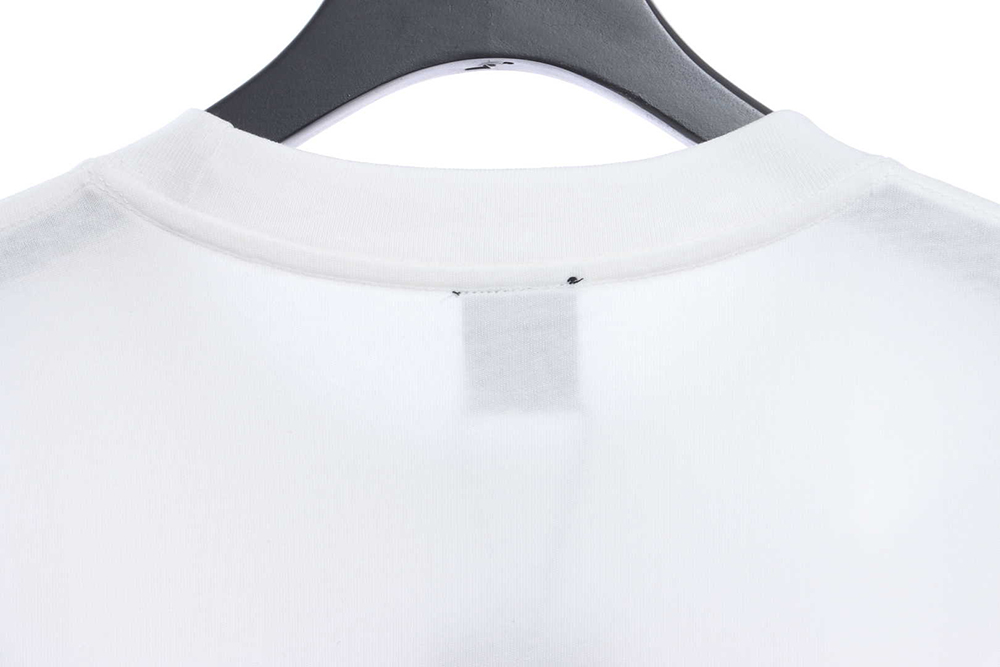 Balenciaga joint clover brand LOGO embroidery short sleeves