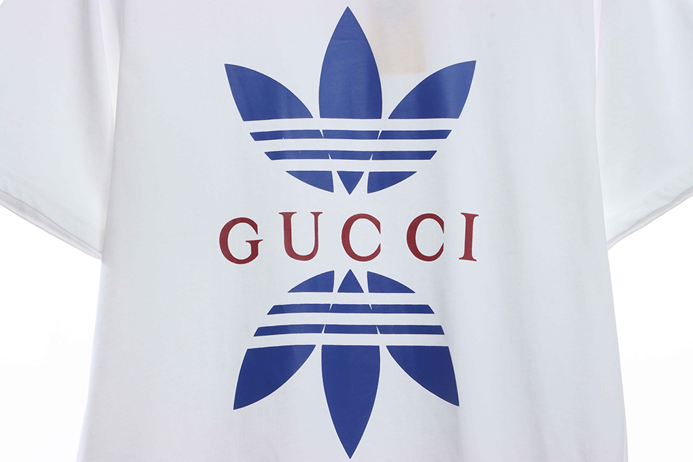 Gucci joint name clover letter print short sleeves