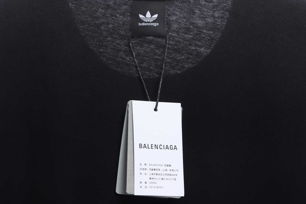 Balenciaga joint clover brand LOGO embroidery short sleeve TSK1