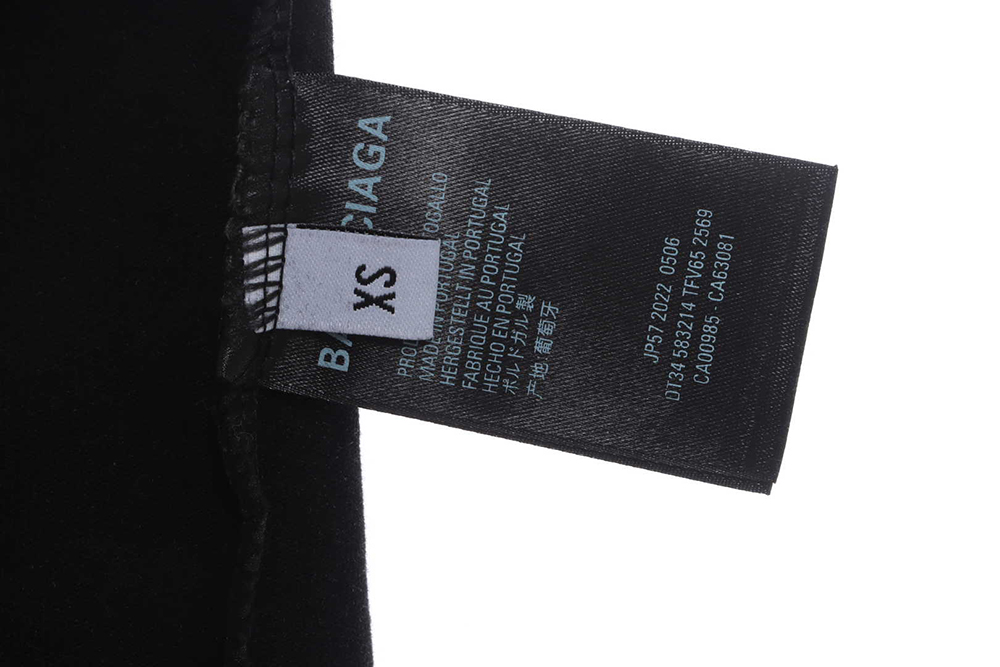 Balenciaga joint clover brand LOGO embroidery short sleeve TSK1