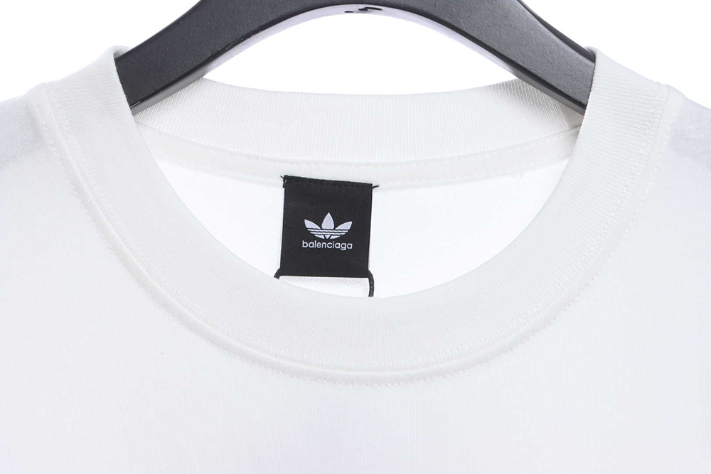 Balenciaga joint clover brand LOGO embroidery short sleeves