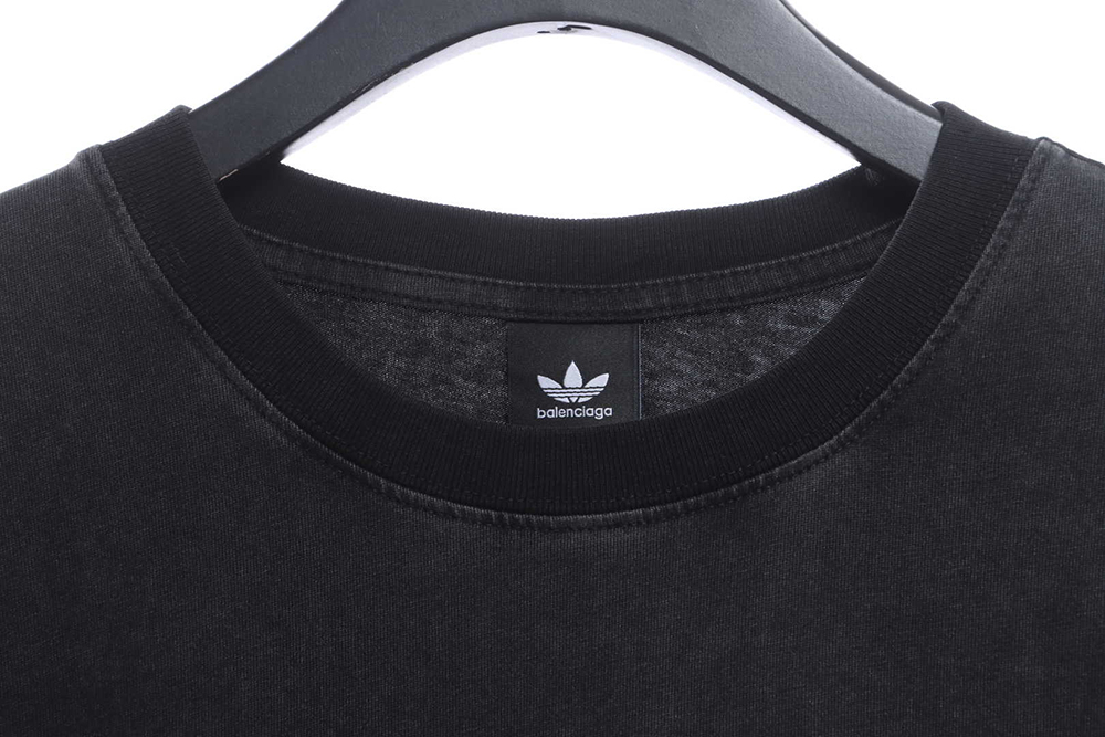 Balenciaga joint clover brand LOGO embroidery short sleeve TSK1