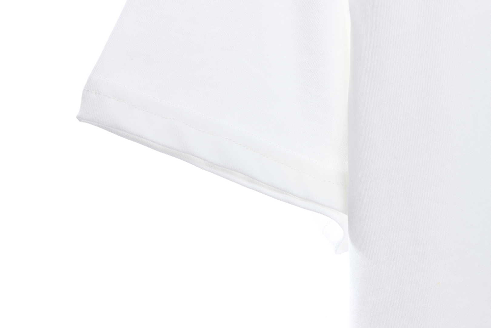 Balenciaga joint clover brand LOGO embroidery short sleeves