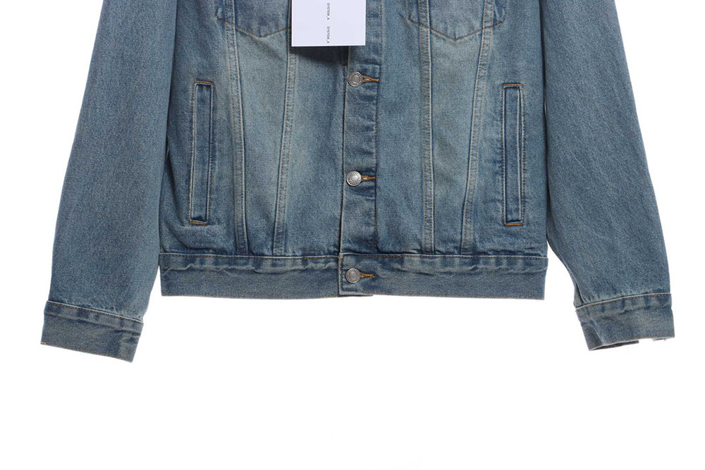 Arc'teryx fluorescent letter LOGO denim jacket TSK1