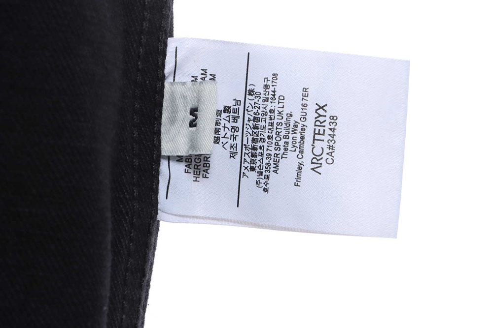Arc'teryx fluorescent letters LOGO denim jacket