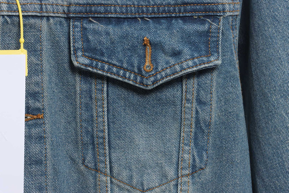 Arc'teryx fluorescent letter LOGO denim jacket TSK1