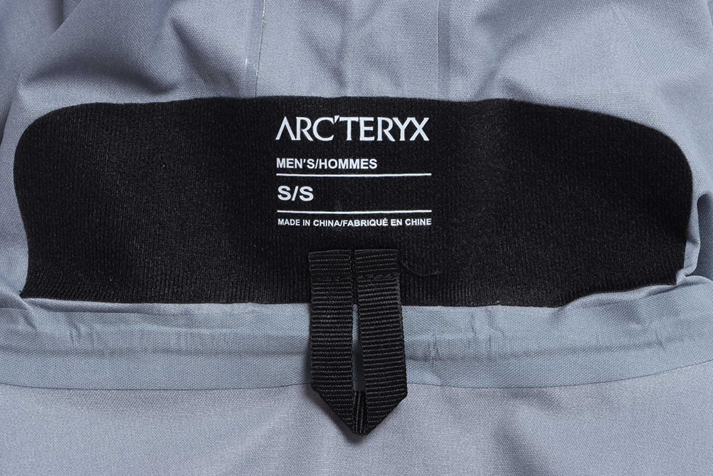 Arc'teryx sixth generation gold embroidery hard shell jacket TSK1