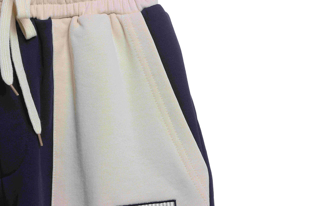 Loewe color contrast panel shorts