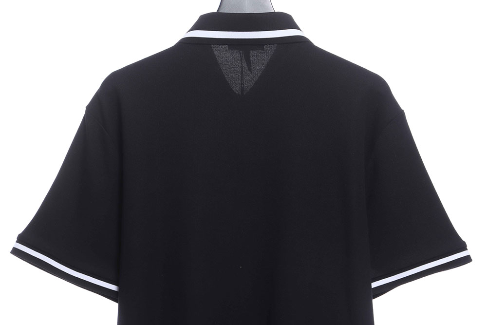 Luo Yiwei chest embroidery white border POLO