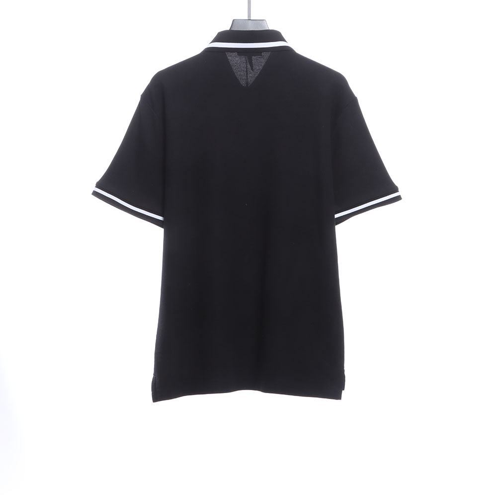 Luo Yiwei chest embroidery white border POLO