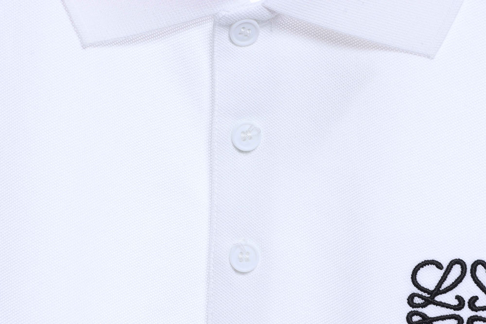Loewe wheat ear embroidery solid color POLO TSK2