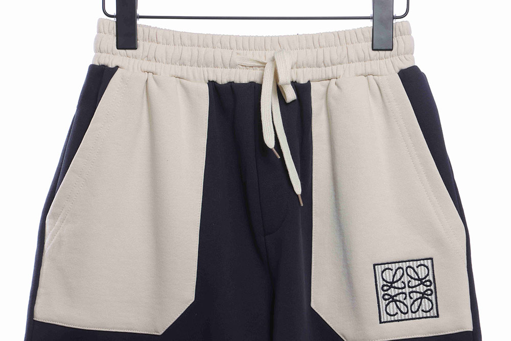 Loewe color contrast panel shorts