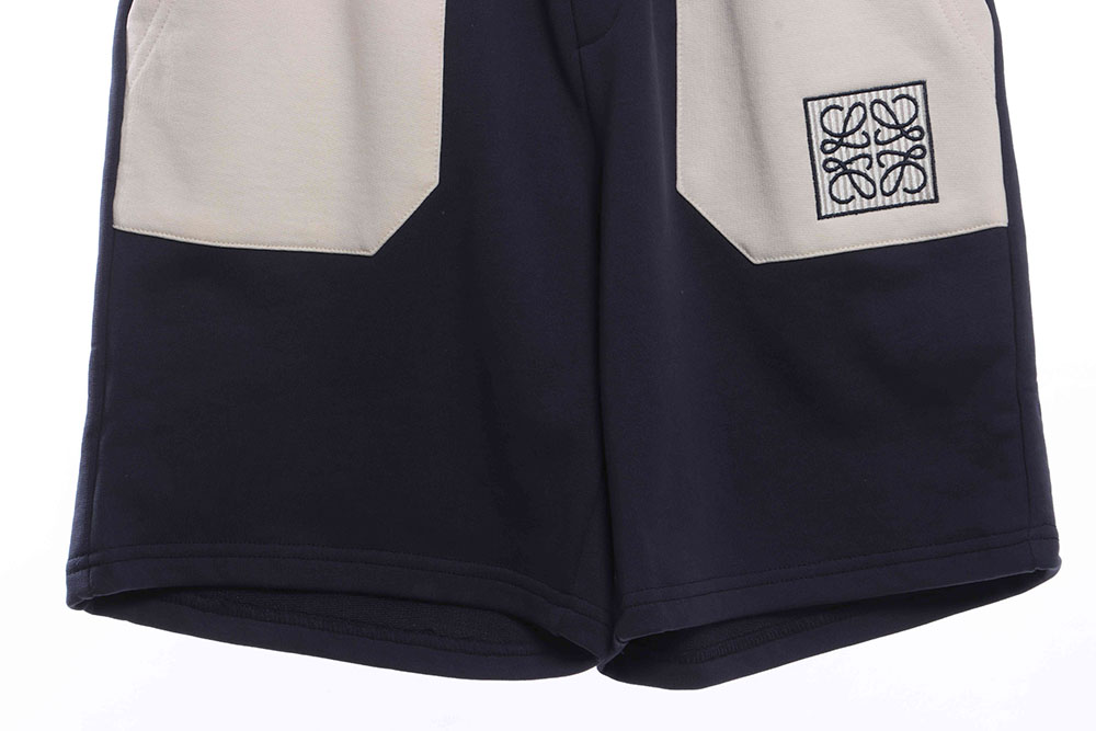 Loewe color contrast panel shorts