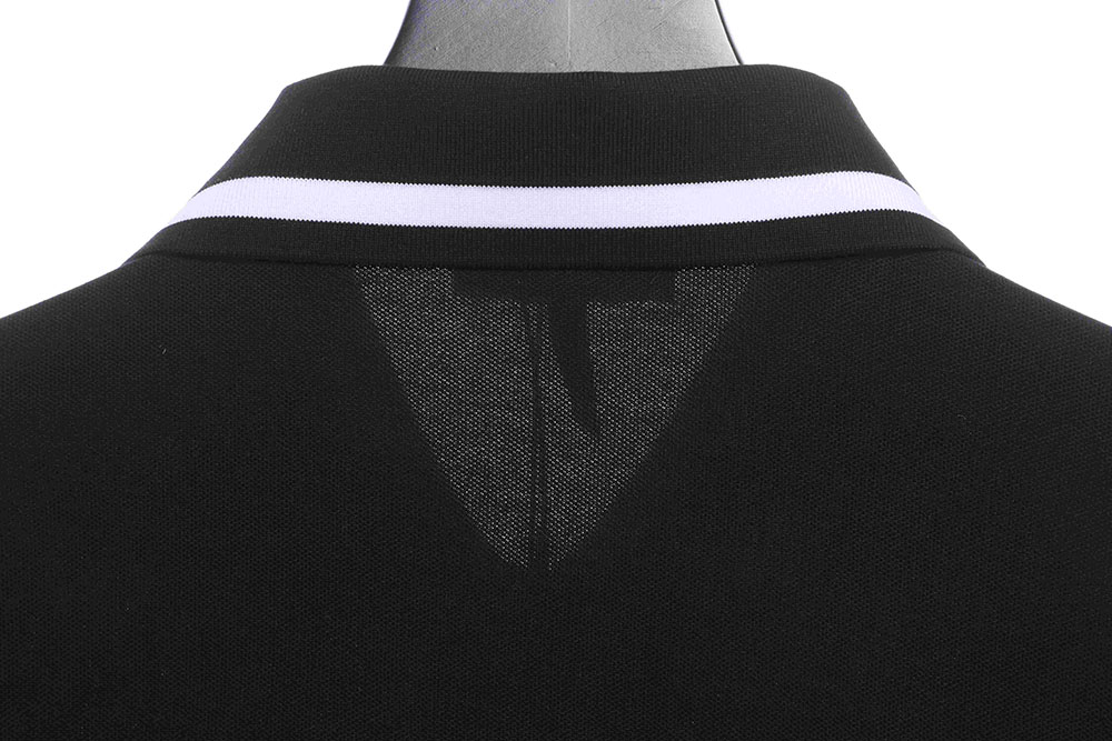 Luo Yiwei chest embroidery white border POLO