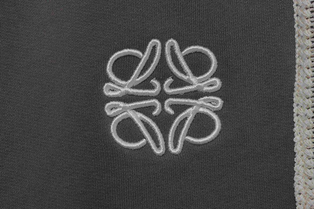 Loewe paneled embroidered webbing shorts