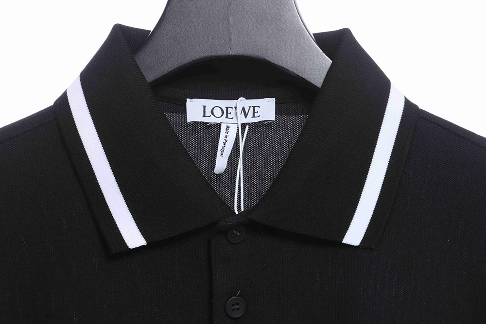 Luo Yiwei chest embroidery white border POLO