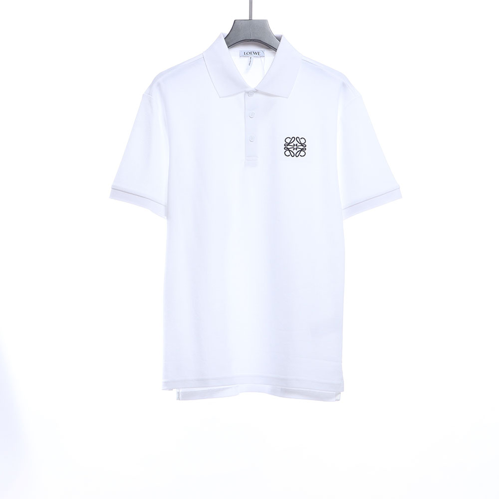 Loewe wheat ear embroidery solid color POLO TSK2