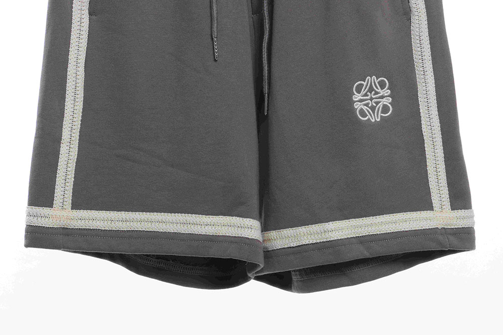 Loewe paneled embroidered webbing shorts