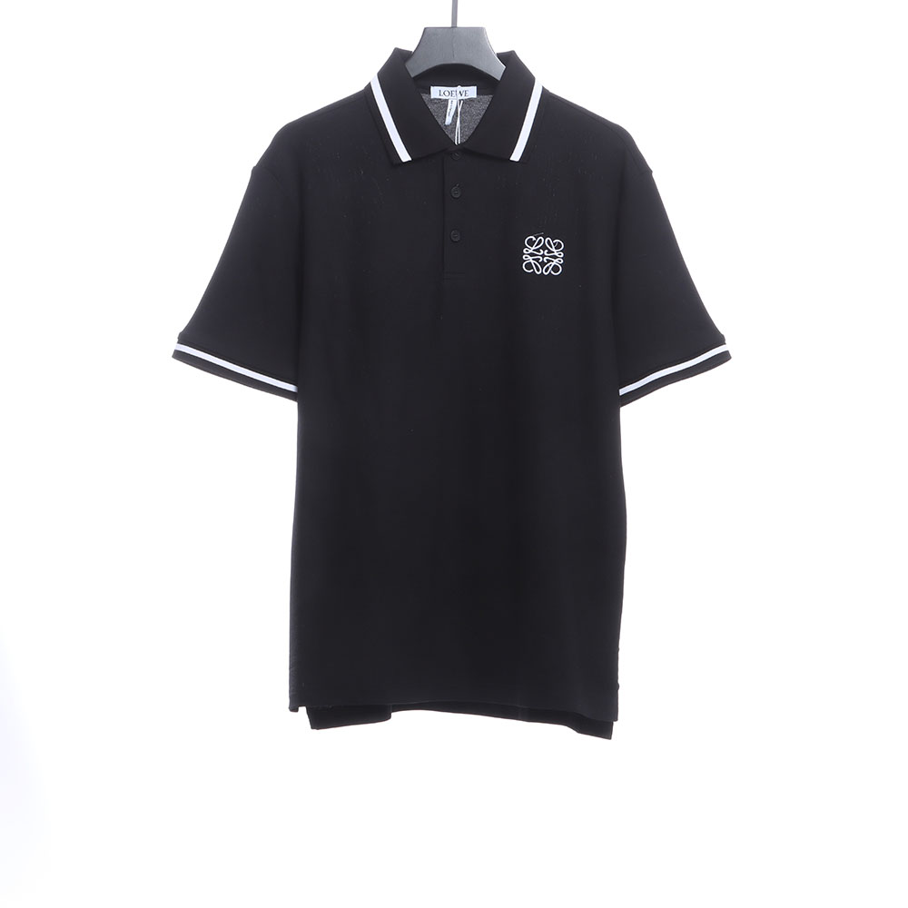 Luo Yiwei chest embroidery white border POLO