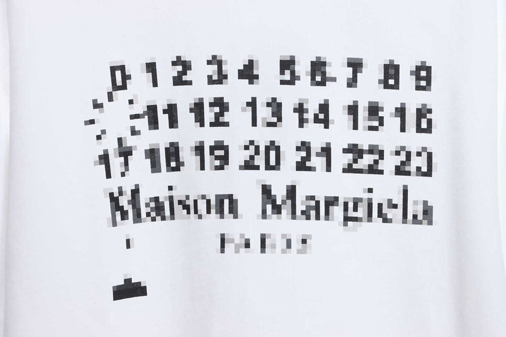 Margiela Mosaic Classic Letter Short Sleeve