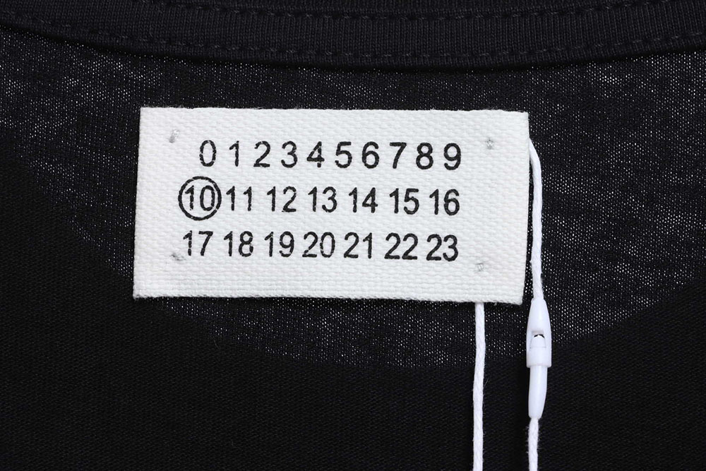 Margiela logo-print jersey short sleeves