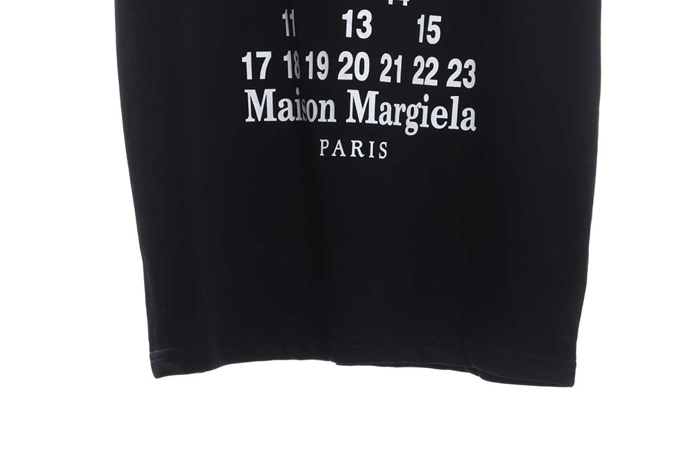 Margiela number sporadic print short sleeve TSK1