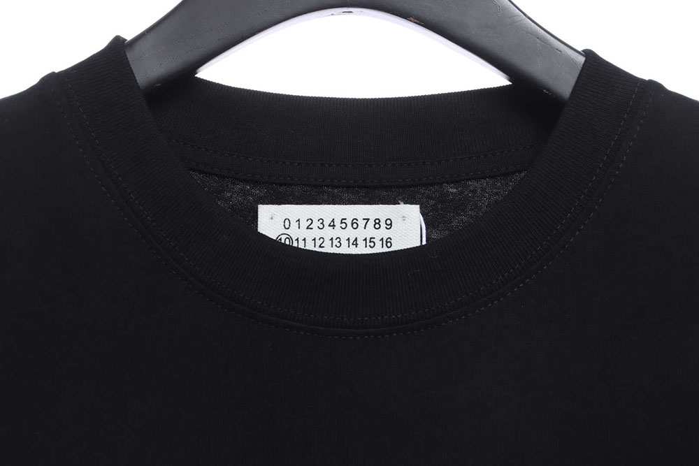Margiela logo-print jersey short sleeves