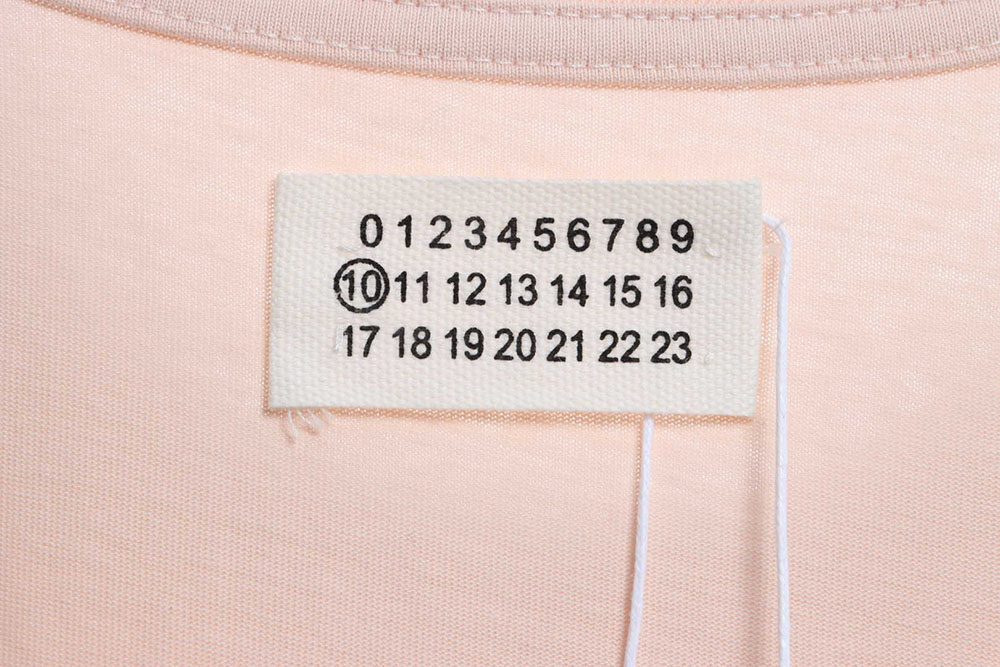 Margiela Classic Numbers Calendar Print Short Sleeve TSK1
